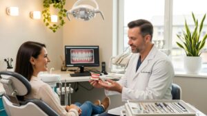 dental-consultation-for-porcelain-veneers-in-a-modern-dental-office