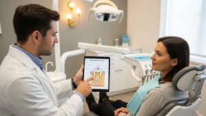 dentist-explaining-wisdom-tooth-removal-process-to-patient-